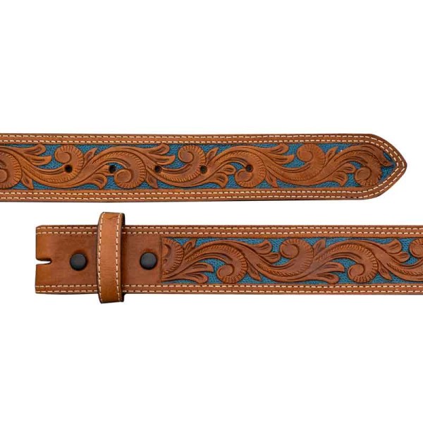 Classic Tooled Leather Belt 